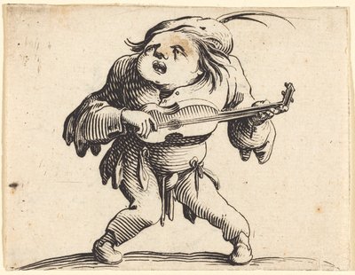 Guitarspilleren af Jacques Callot