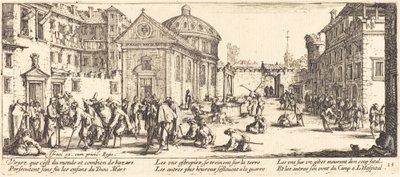 Hospitalet, ca. 1633. af Jacques Callot