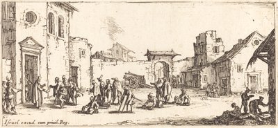 Hospitalet fra Krigens små elendigheder af Jacques Callot