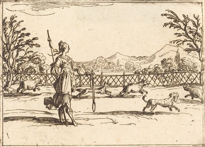Jægerinden. af Jacques Callot