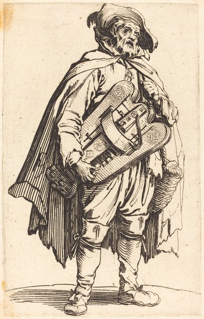 Hurdy-Gurdy-spilleren af Jacques Callot