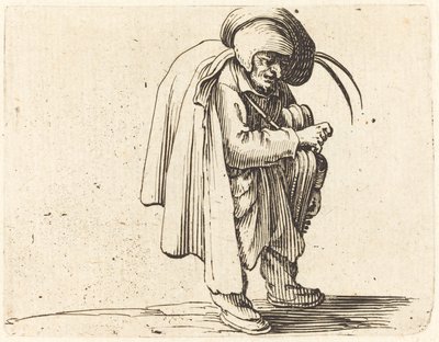 Hurdy-Gurdy-spilleren af Jacques Callot