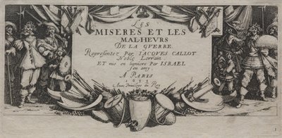 Krigens store elendighed af Jacques Callot