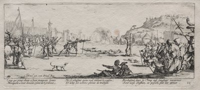 The Large Miseries of War: The Firing Squad af Jacques Callot
