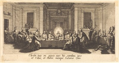 Den sidste nadver, ca. 1618. af Jacques Callot