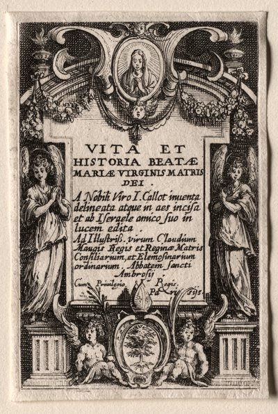 Jomfruens liv af Jacques Callot