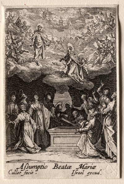 The Life of the Virgin: The Assumption of the Virgin af Jacques Callot
