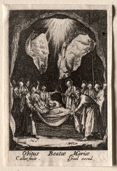 Jomfruens liv: Jomfruens gravlæggelse af Jacques Callot
