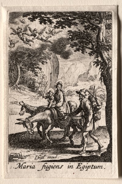 The Life of the Virgin: Flugten til Egypten af Jacques Callot