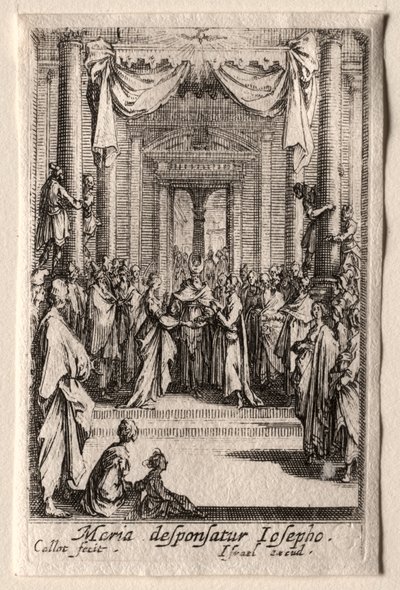 Jomfruens liv: Jomfruens ægteskab af Jacques Callot