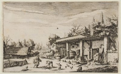 Den lille gård af Jacques Callot