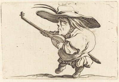 Lutespilleren af Jacques Callot