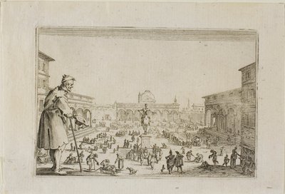 Marchen fra Bebudelsespaladset til Firenze, fra Caprices af Jacques Callot
