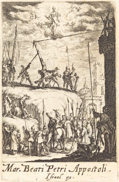 Sankt Peters martyrium af Jacques Callot