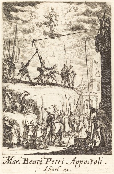 Sankt Peters martyrium af Jacques Callot