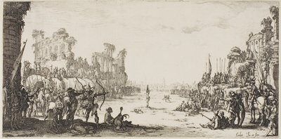 Den hellige Sebastians martyrium af Jacques Callot