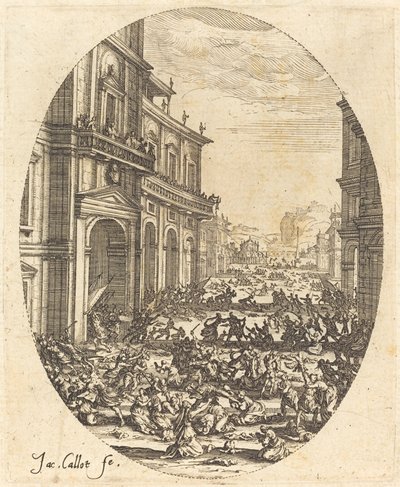 Massakren på de uskyldige af Jacques Callot