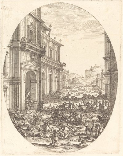 Massakren på de uskyldige af Jacques Callot