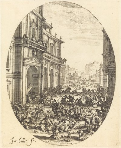 Massakren på de uskyldige, anden plade af Jacques Callot