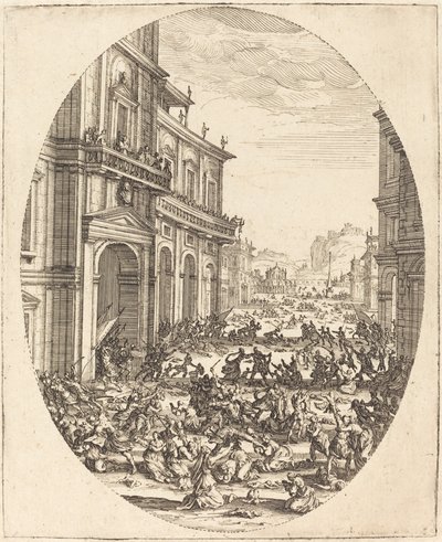 Massakren på de uskyldige, ca. 1622. af Jacques Callot