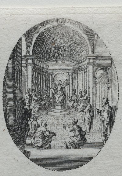 Lidenskabens mysterier: Kristus skændes med lægerne af Jacques Callot