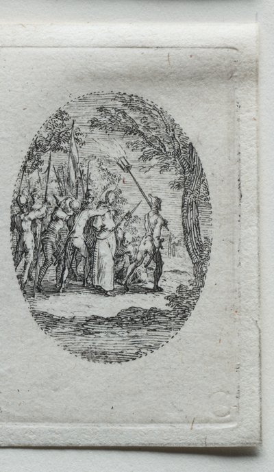 Lidenskabens mysterier: Kristus taget til fange. af Jacques Callot