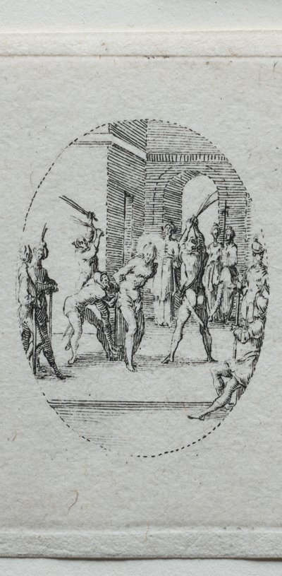 Lidenskabens mysterier: flagelleringen af Jacques Callot