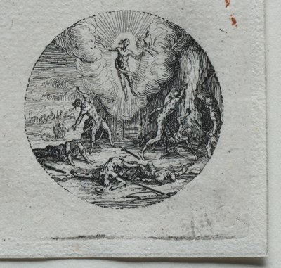 Lidenskabens mysterier: forvandlingen. af Jacques Callot