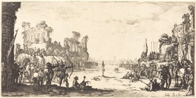The Ordeal af Arrows Saint Sebastian, ca. 16321633. af Jacques Callot