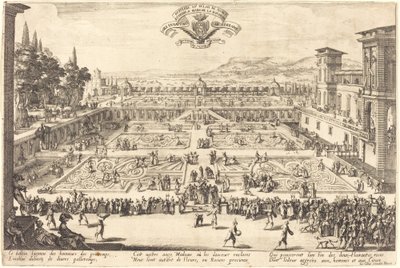 Palace Gardens i Nancy af Jacques Callot