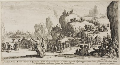 Passagen af Det Røde Hav af Jacques Callot