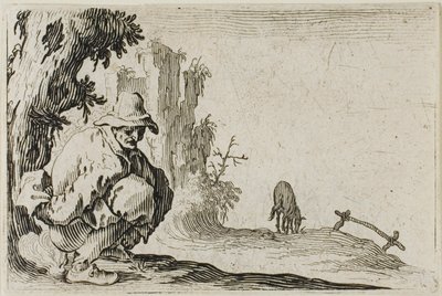 Bonden på hug, fra The Caprices af Jacques Callot