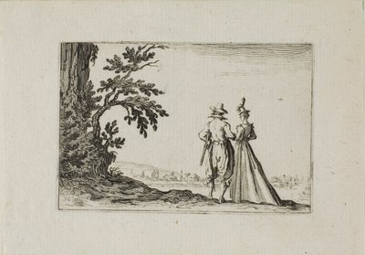 The Promenade, fra The Caprices af Jacques Callot