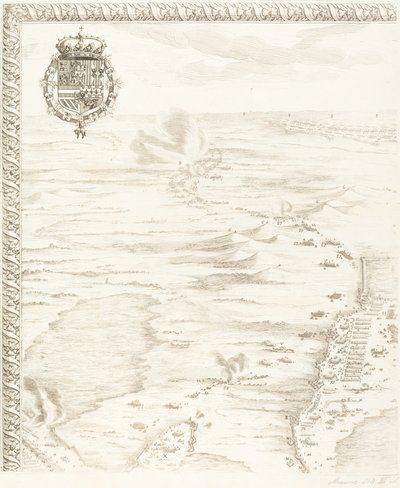 Belejringen af Breda [plade 1 af 6] af Jacques Callot