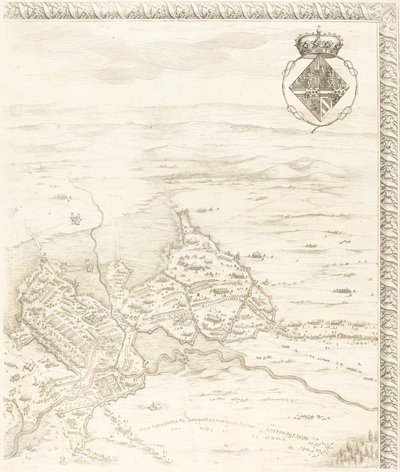 Belejringen af Breda [plade 3 af 6] af Jacques Callot