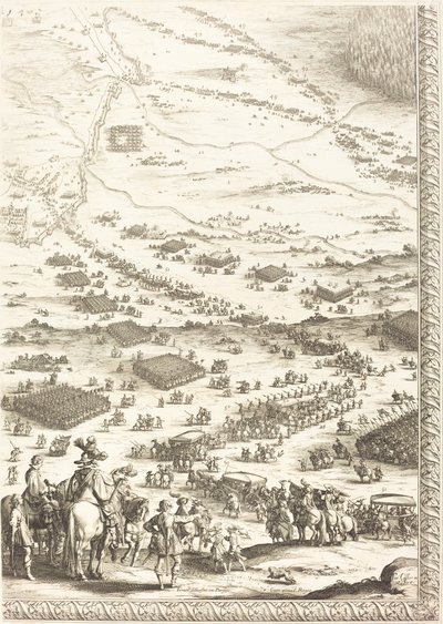 Belejringen af Breda [plade 6 af 6] af Jacques Callot
