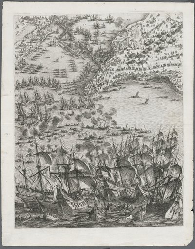 Belejringen af La Rochelle: Tavle 11, 1628-1630. af Jacques Callot