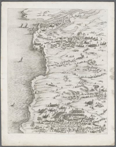 Belejringen af La Rochelle: Tavle 5, 1628-1630. af Jacques Callot