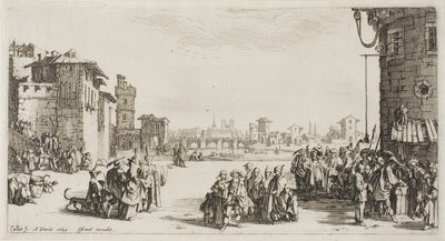 Slavemarkedet af Jacques Callot