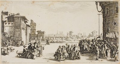 Slavemarkedet af Jacques Callot