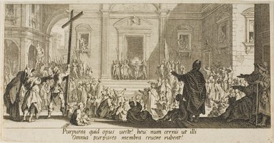Den lille havn, fra forskellige scener designet i Firenze af Jacques Callot
