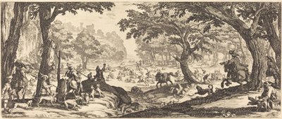 Hjortejagten af Jacques Callot