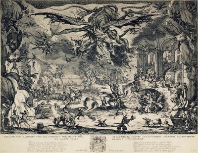 Sankt Anthonys fristelse, 1635. af Jacques Callot