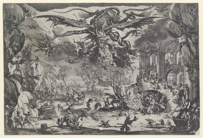 Sankt Antons fristelse (La tentation de St. Antoine) af Jacques Callot