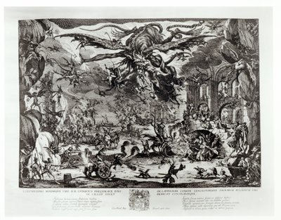Sankt Anthonys fristelse, 1600-tallet af Jacques Callot