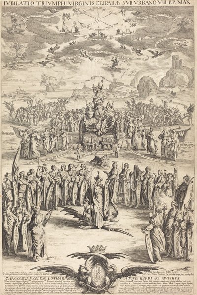 Jomfruens triumf af Jacques Callot