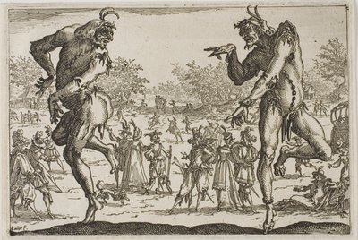 De to Pantaloons af Jacques Callot