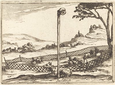 Det årvågne øje af Jacques Callot