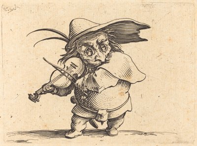 Violinspilleren af Jacques Callot