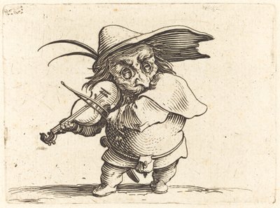 Violinspilleren af Jacques Callot